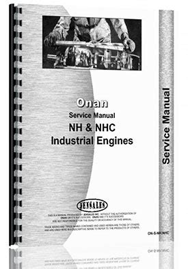 Onan NHC, NHCV Engine Service Manual