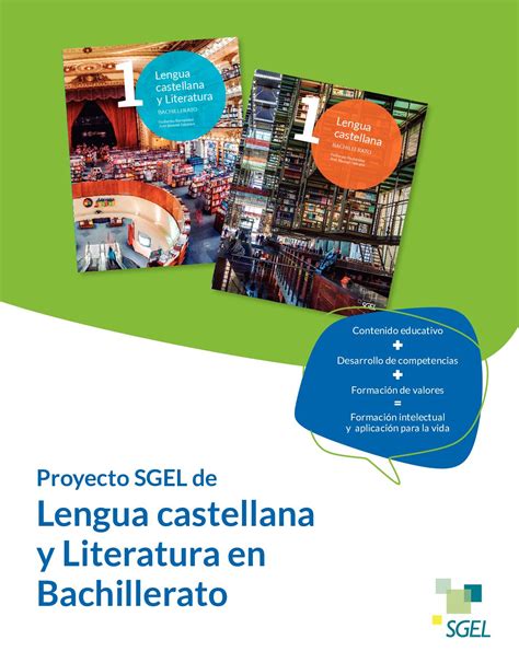 Calam O Lengua Y Literatura Bachillerato Sgel