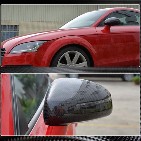 Audi Tt Tts Ttrs R8 Carbon Fiber Side Mirror Cover Caps Exterior Mods Ahacarbon