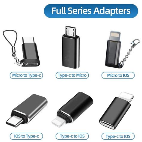 Charging Transfer Adapter Android Phone Switch To Type C Ios Compatible For Iphone Adapter