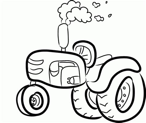 Farm Tractor Coloring Pages - Coloring Home