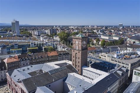 Luftaufnahme Karlsruhe Geb Ude Der Stadtverwaltung Rathaus