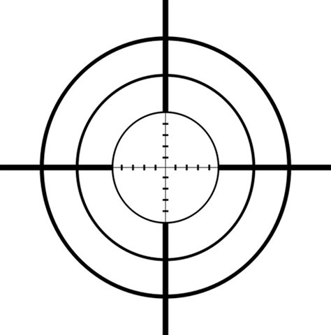 Desenho De Vetor De Mira Sniper Vectores De Domínio Público