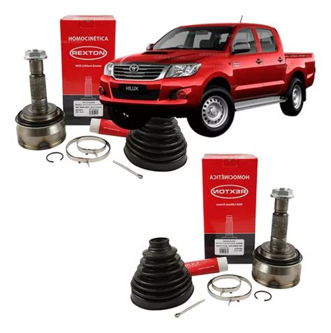 Par Homocineticas Lado Rueda Toyota Hilux X Cuotas Sin