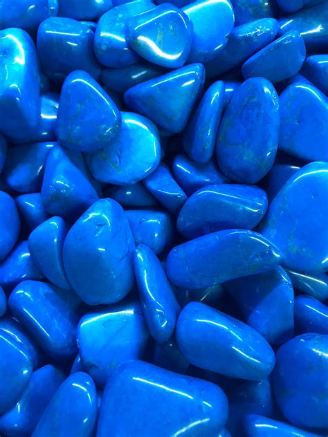 Howlite Blue Af Tumbled Stone G Wholesale Crystal Universe