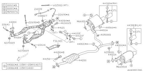 Exhaust 2005 Subaru Outback