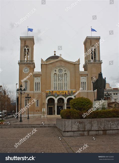 Greek Orthodox Metropolitan Church Cathedral Annunciation Stock Photo