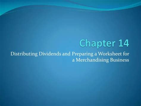 Ppt Chapter 14 Powerpoint Presentation Free Download Id 5442591