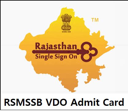 RSMSSB VDO Admit Card 2023 Mains Hall Ticket Exam Date Here