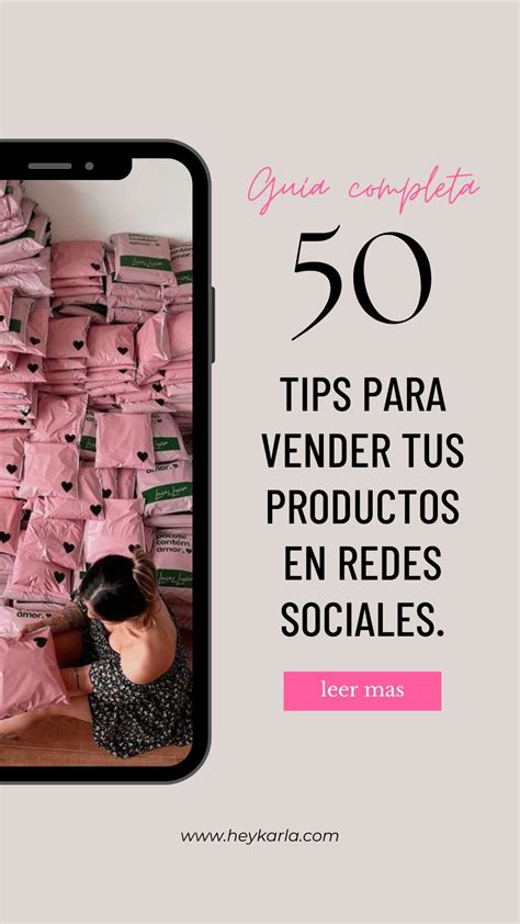 Tips Para Vender Tus Productos En Redes Sociales