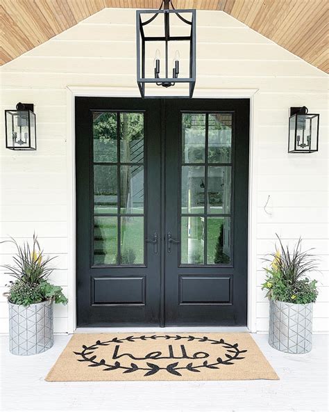 Candid Gallery Thermatru French Doors Exterior Modern Farmhouse