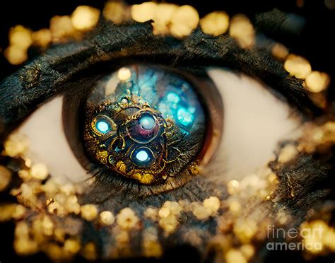 Futuristic Eye Digital Art By Allan Swart Fine Art America