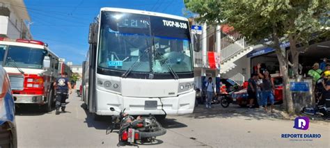 Perdió el control de la Motociclista Reporte Diario Vallarta