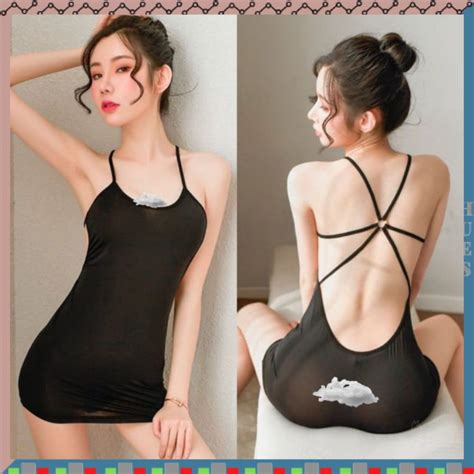 Jual Hues Id Set Lingerie G String Model Gaun Tali Spider