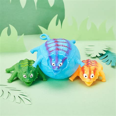 Dino Balloon Ball Asst 3 Colors In T Box