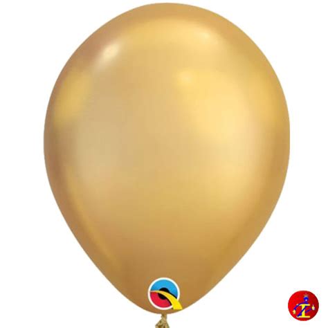 PALLONCINI 28cm CHROME QUALATEX GOLD Incredibile Effetto 100 Pz