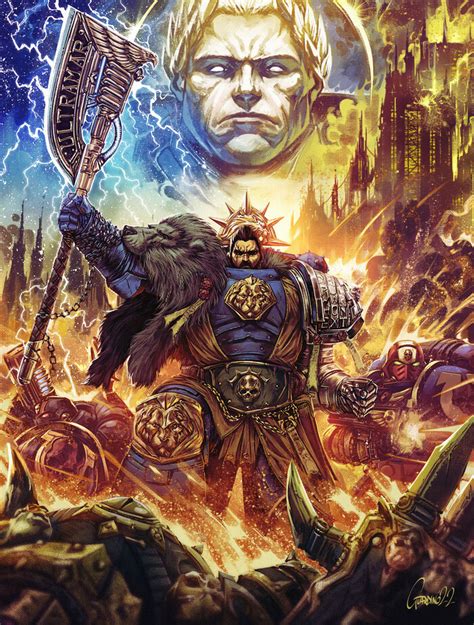 The Black Lion Of The Ultramarines Georgios Primus Executioner Of