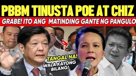 Kakapasok Lang Grabe Nasampulan Grace Poe Chiz Nataran Ta Sa Biglang