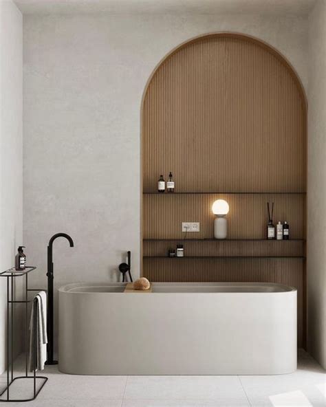 Japandi Interior On Instagram Bathroom Inspiration Love The Shapes