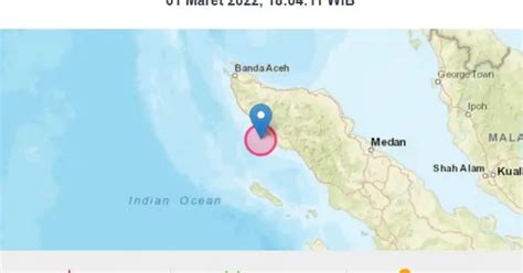 Gempa Magnitudo 5 3 Guncang Aceh Tidak Berpotensi Tsunami