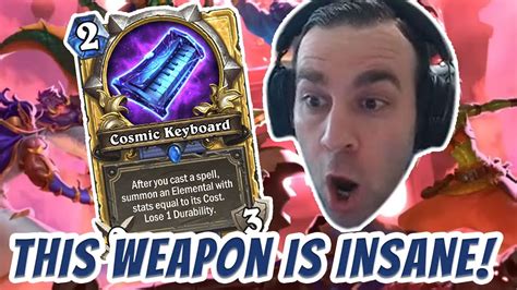 Cosmic Keyboard CARRIED This Mage Run Hearthstone Arena YouTube