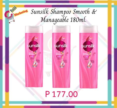 Sunsilk Shampoo Smooth And Manageable 180ml Lazada Ph