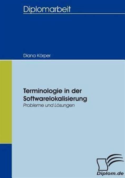 Terminologie In Der Softwarelokalisierung Von Diana K Rper Buch