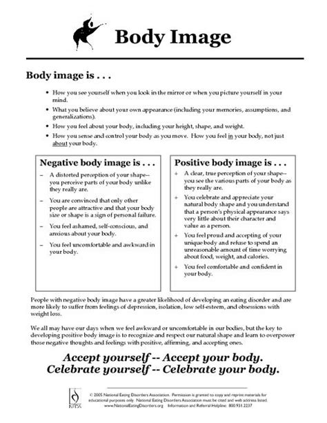 Eating Disorder Worksheets