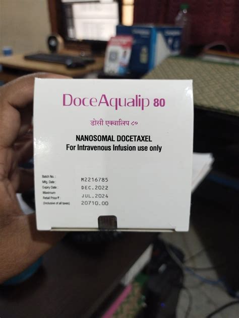 Docetaxel Lipid Suspension For Injection 80 Mg At Rs 7500 Vial In