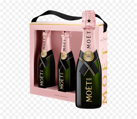 Moët U0026 Chandon Rose Nv Mini 3 X 200ml Gift Pack Moet Rose Mini 3