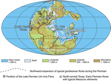 Permian Period Map