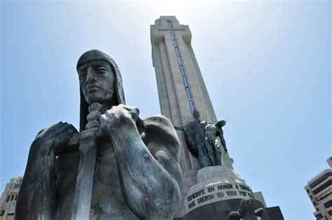 Monumento Un Los Caidos En Tenerife Espa A Fotograf A Editorial