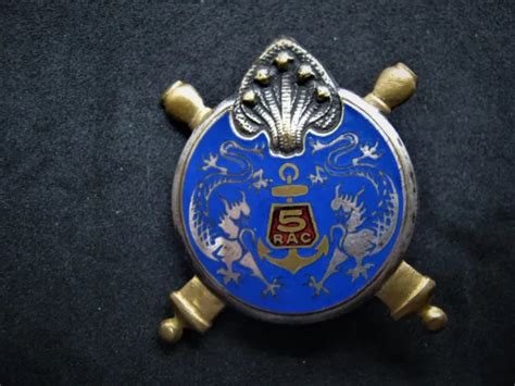 INSIGNE EMAILLE ARTILLERIE 5 R A C Régiment dArtillerie Coloniale