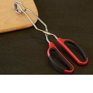 Amazon Hinmay Stainless Steel Scissor Tongs Inch Heavy Duty