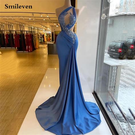 Prom Dresses Blue Evening Prom Dresses Blue Mermaid Prom Dress