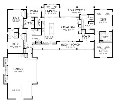 Modern Farmhouse Plans & Farmhouse Floor Plans