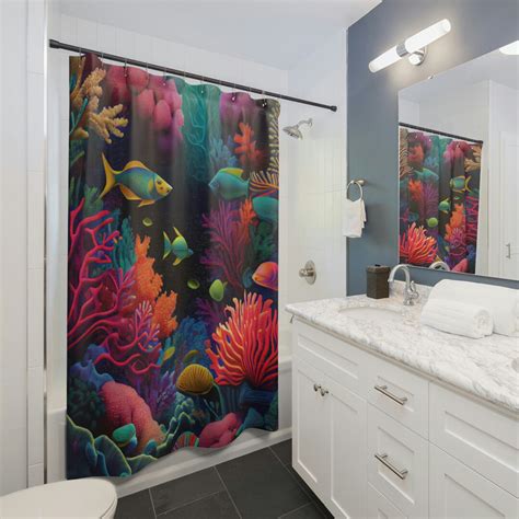 Tropical Coral Reef Dive Into A Hyper Detailed Water World Shower