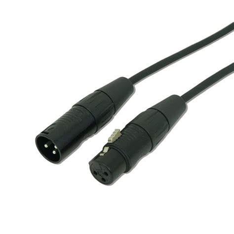 DMX CABLE 3 PIN XLR BLACK 5M Re An NRA 000 0801 050 Dmx Cable 3 Pin Xlr