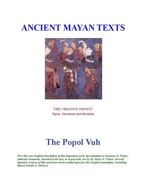 Ancient Mayan Texts | PDF | Nature