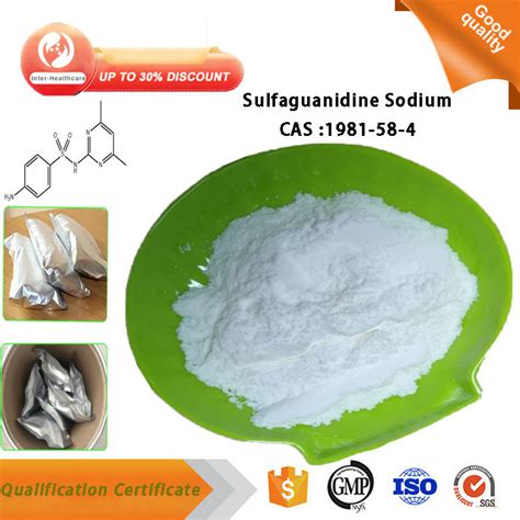 Factory Supply Pharmaceutical Intermediate Sulfaguanidine Sodium Powder