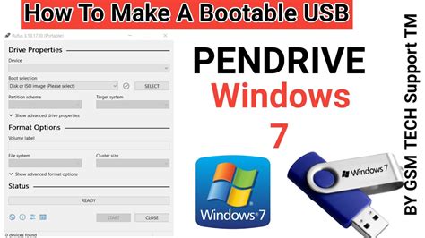 How To Make Bootable Usb Pendrive Windows 7 Activated By Gsm Tech