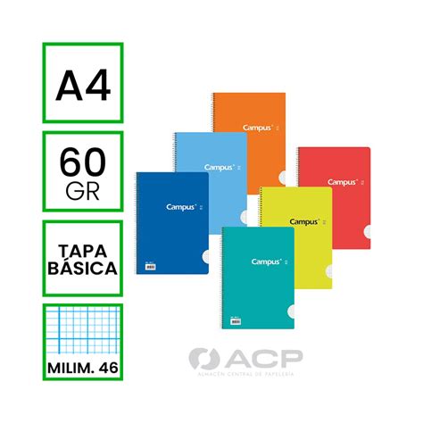 Bloc A4 Campus 80h Tapa Basica Nº46