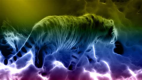 🔥 [50+] Neon Tiger Wallpapers | WallpaperSafari