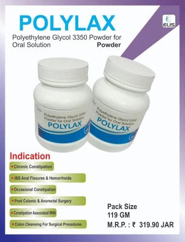 Polyethylene Glycol 3350 Powder For Oral Solution At Rs 319 90 Kg