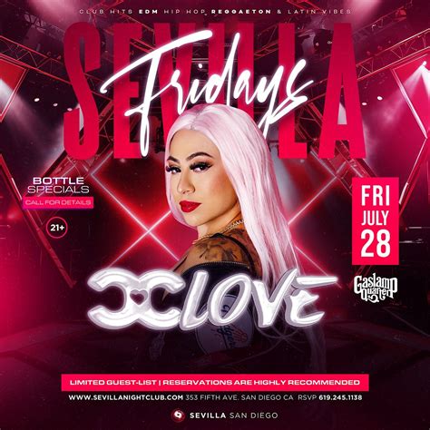 Sevilla Fridays -CC LOVE playing all club hits, top 40s & more ...