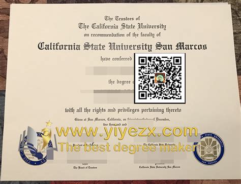 How Much To Get A Fake California State University San Marcos Degree Online