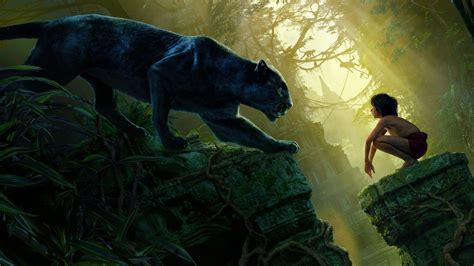 Mowgli Bagheera Black Panther The Jungle Book Wallpapers | HD ...