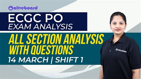 Ecgc Po Exam Analysis March Shift All Section Analysis With