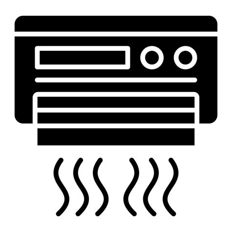 Air Conditioner Glyph Icon 15036912 Vector Art At Vecteezy