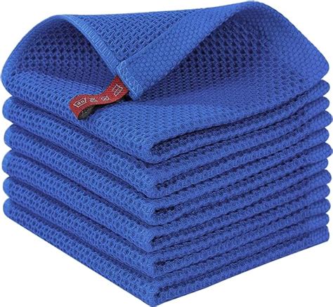 Amazon Homaxy 100 Cotton Waffle Weave Kitchen Dish Cloths Ultra